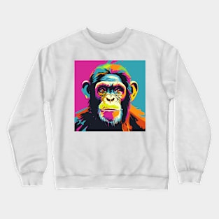 Apes Together Strong Pop Art 1 Crewneck Sweatshirt